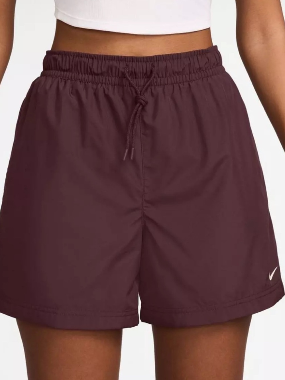 Nike Women's Athletic Shorts in Deep Maroon